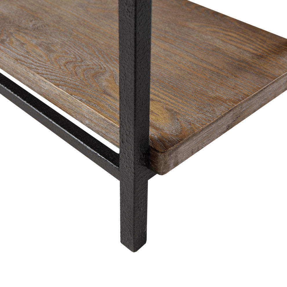 Cirque Rustic Farmhouse Dining Table, Grey, Desk