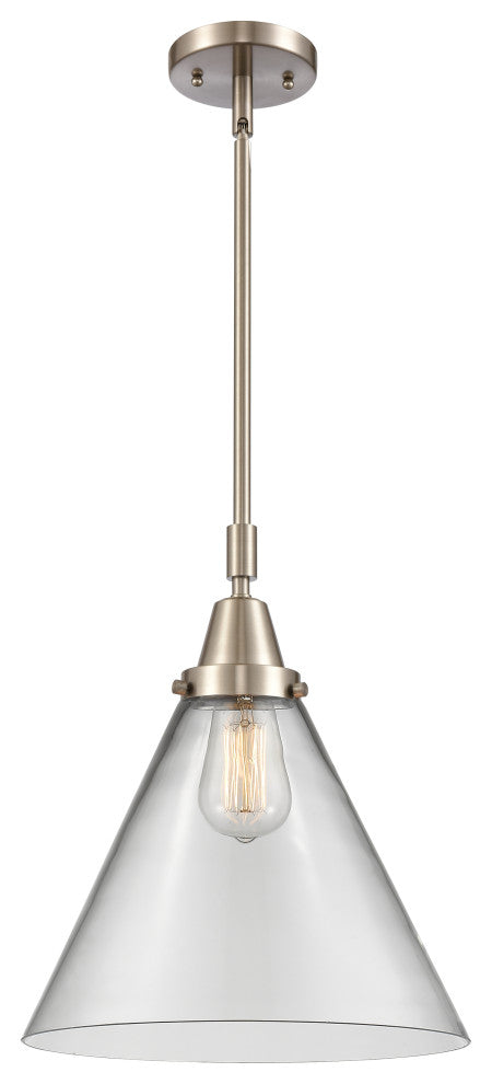 Innovations Lighting 447-1S-SN-G42-L Cone 1 Light 12" Mini Pendant