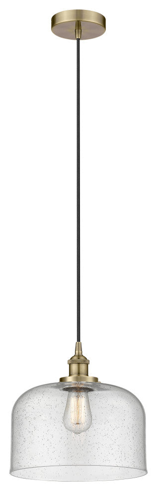 Innovations 616-1PH-AB-G74-L 1-Light Mini Pendant, Antique Brass