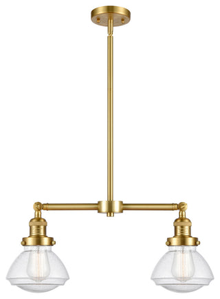 Olean Island Light, Satin Gold, Seedy