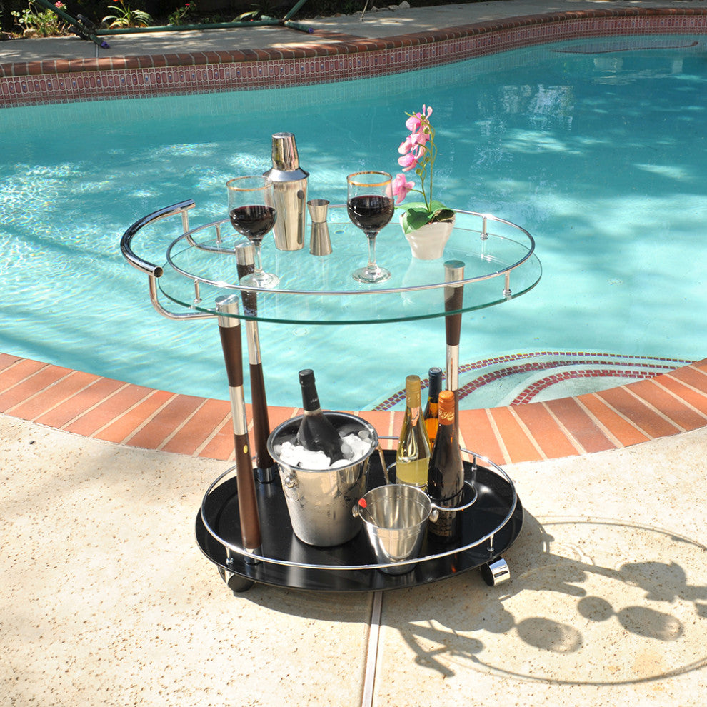 Anne Home Serving Trolley Bar Cart, Serving Cart