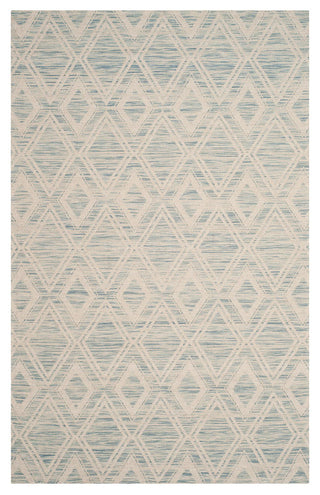 Safavieh Marbella Mrb312B Geometric Rug, Light Blue/Ivory, 6'x9'