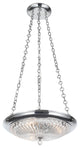 Crystorama Celina 3-Light Polished Chrome Mini Chandelier