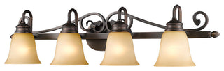 Golden Lighting Belle Meade Rubbed Bronze Vanity Light