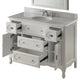 48 inch Victorian Cottage-Style White Knoxville Bathroom Sink Vanity