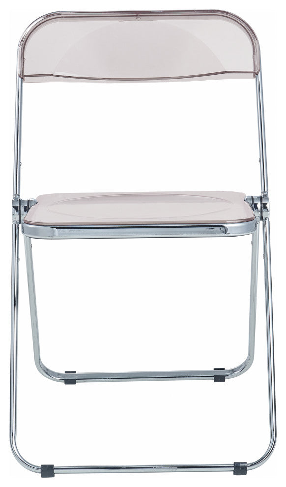 LeisureMod Lawrence 7-Piece Dining Set With Chairs and Dining Table, Rose Pink