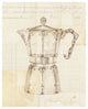 "Authentic Coffee III" Digital Paper Print by Daphne Brissonnet, 30"x37"