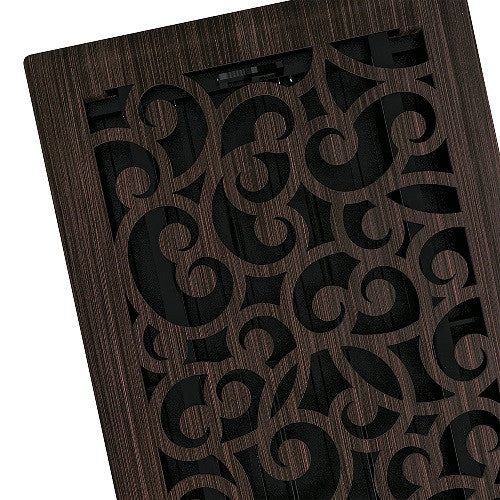Wonderland Floor Register, Oil Rubbed Bronze, 6x10