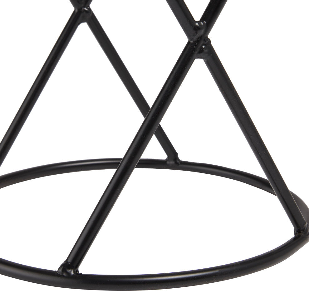 11" Tall Indoor/Outdoor Metal Gazing Globe Display Stand