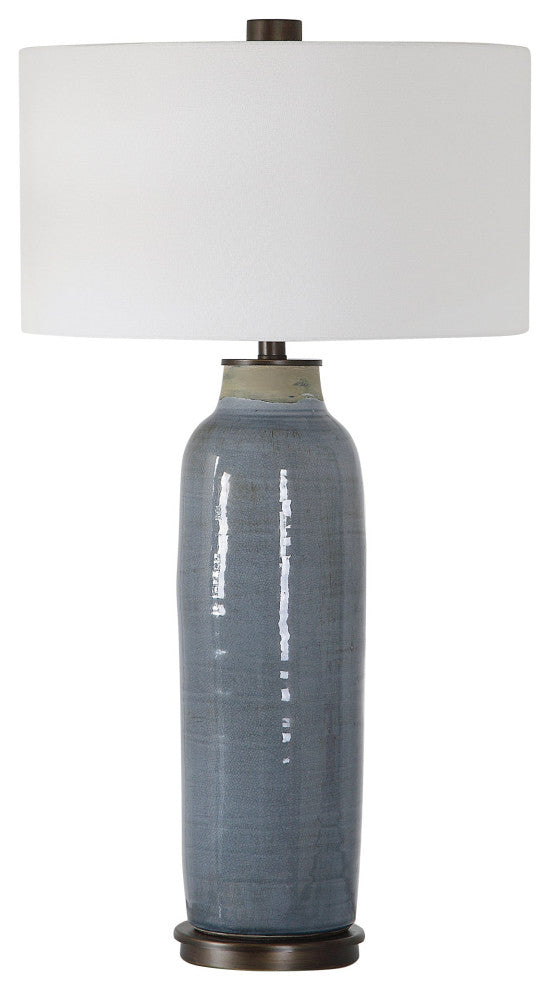 Uttermost Vicente Slate Blue Table Lamp