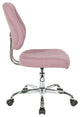 Sunnydale Office Chair  With Chrome Base, Orchid