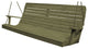 Pressure Treated Pine Highback Swing, Linden Leaf Stain, 6 Foot