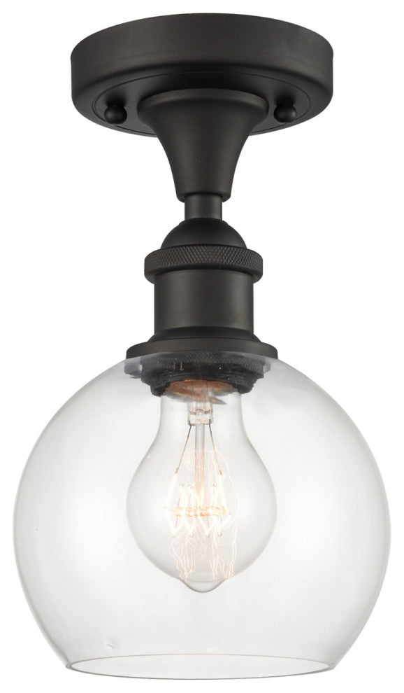 Innovations 516-1C-OB-G122-6-LED 1 Light Semi-Flush Mount, Oil Rubbed Bronze