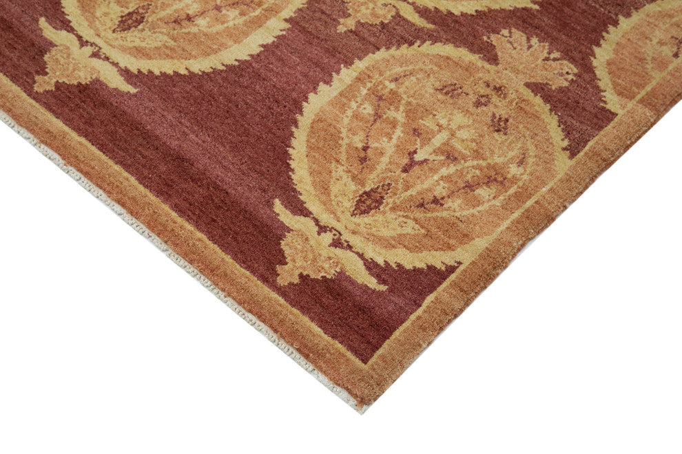 Rug N Carpet - Handwoven Oriental 5' 10" x 8' 0" Wool Oushak Area Rug
