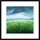 "Barley Field" Framed Digital Print by Floriana Barbu, 24x24"