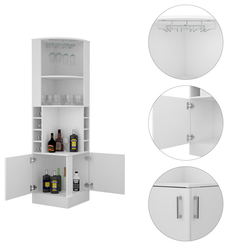 Egina Bar cabinet, White