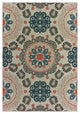 Oriental Weavers Latitude Grey/ Blue Floral Indoor/Outdoor Rug 6'7"X9'2"