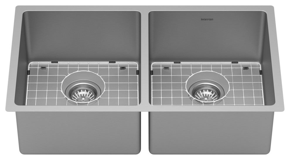 Karran USA GR-3015 12-3/4" L x 14-1/4" W Stainless Steel Basin - Stainless