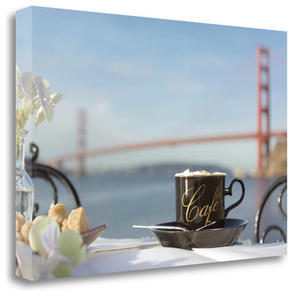 "Dream Cafe Golden Gate Bridge - 87" By Alan Blaustein, Gallery Wrap Canvas
