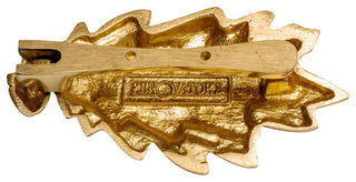 Oak Leaf Solid Brass Door Knocker Oak Leaf 6H x 3W Front Door Renovators Supply