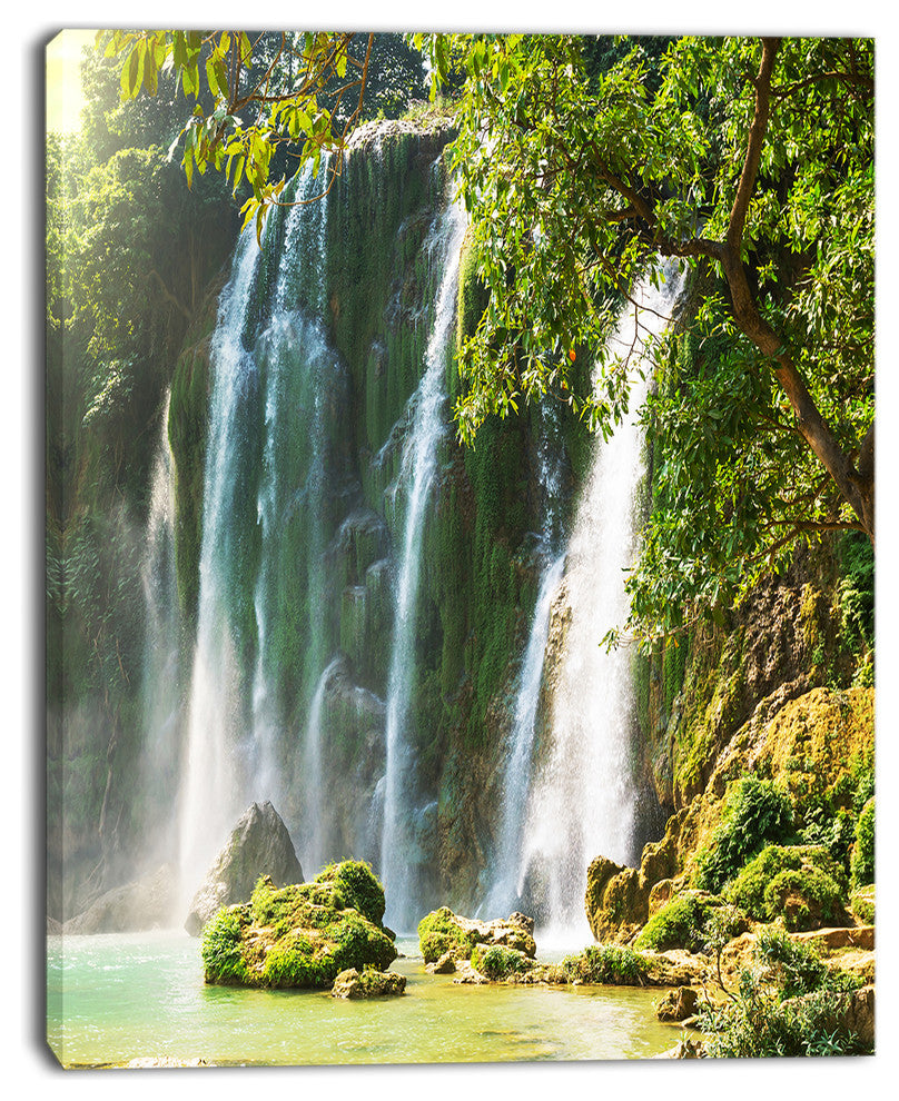 Detian Waterfall in Vietnam, Oversized Landscape Canvas Art, 30"x40"