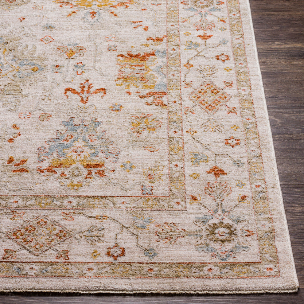 Avant Garde AVT-2311 Traditional Rust/Gray 7'10"x10'3" Area Rug