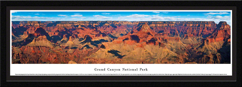 Grand Canyon National Park Panoramic Poster , Select Frame
