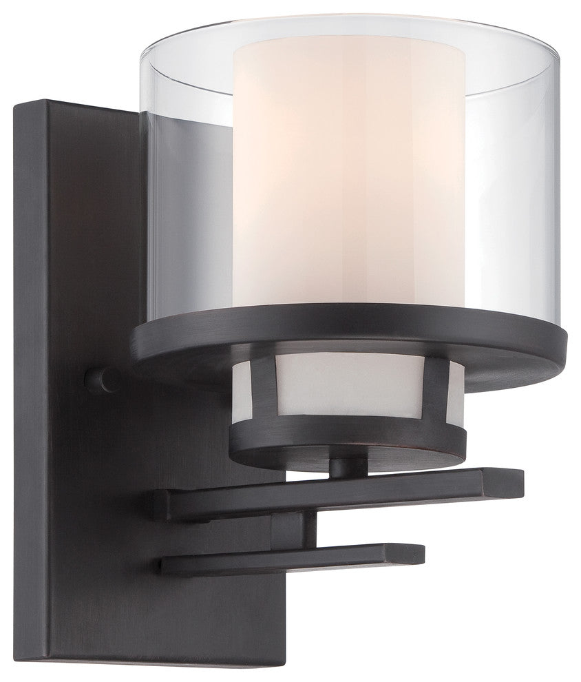 Fusion Wall Sconce, Biscayne Bronze