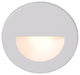 WAC Lighting LEDme Round Indoor or Outdoor Step and Wall Light, White