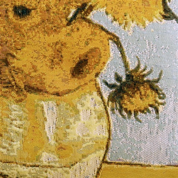 Pillow Decor - Van Gogh Sunflowers 19 x 19 Throw Pillow