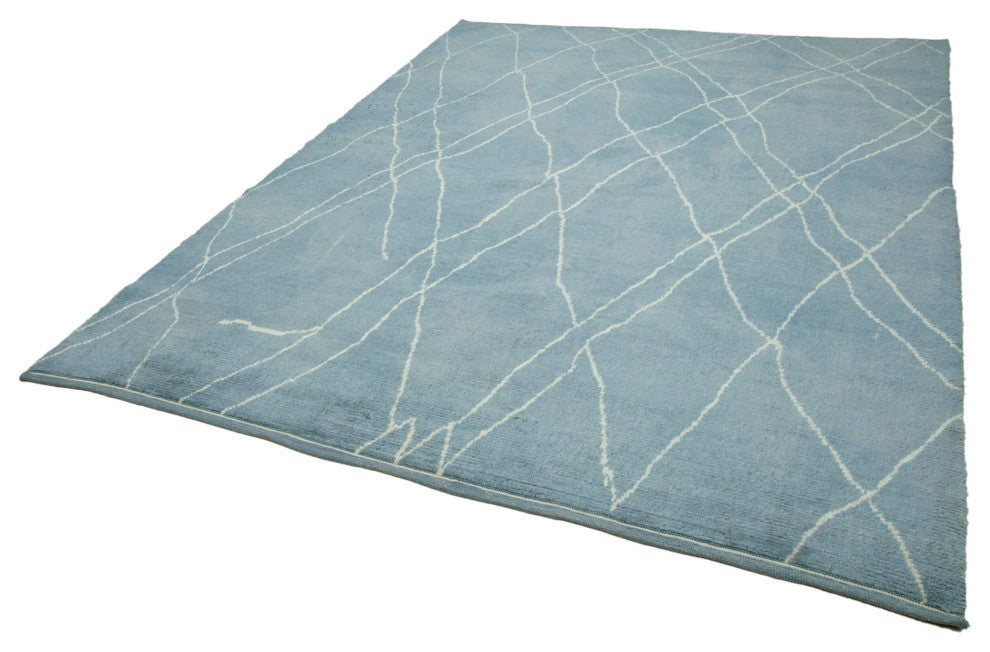 Rug N Carpet - Handmade Decorative 7' 10'' x 9' 11'' Moroccan Area Rug