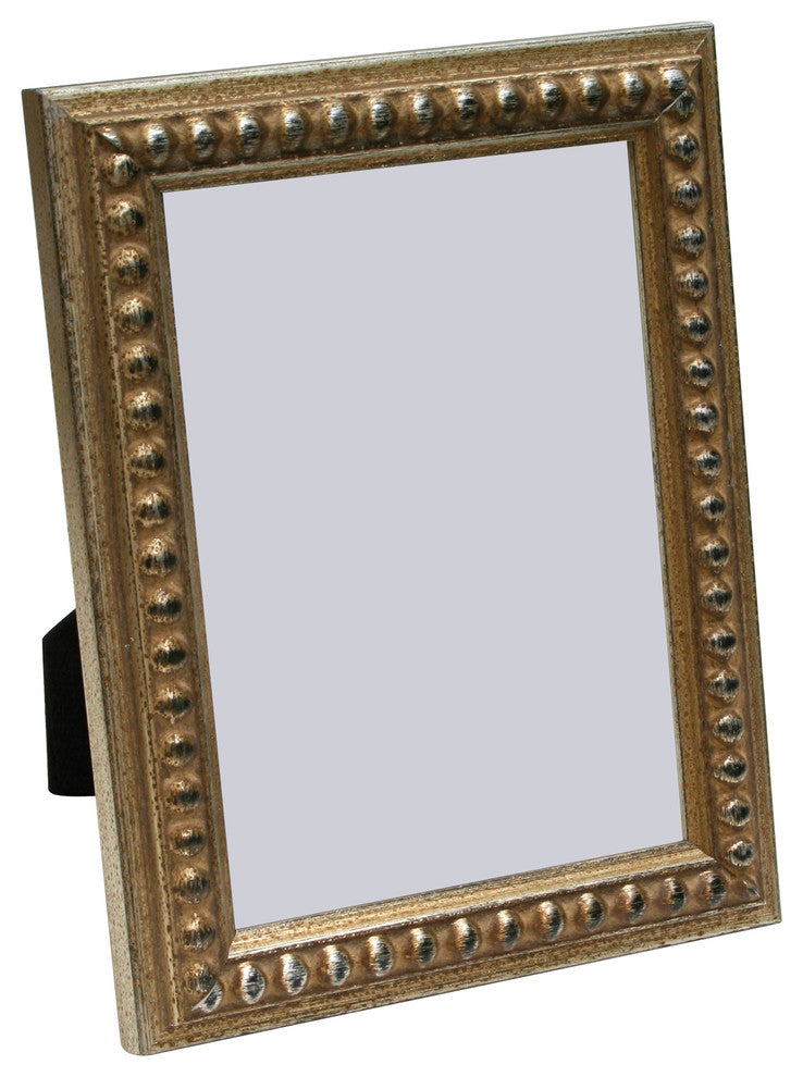 Arezzo Antique Frame, Silver With Beads, 8"x10"