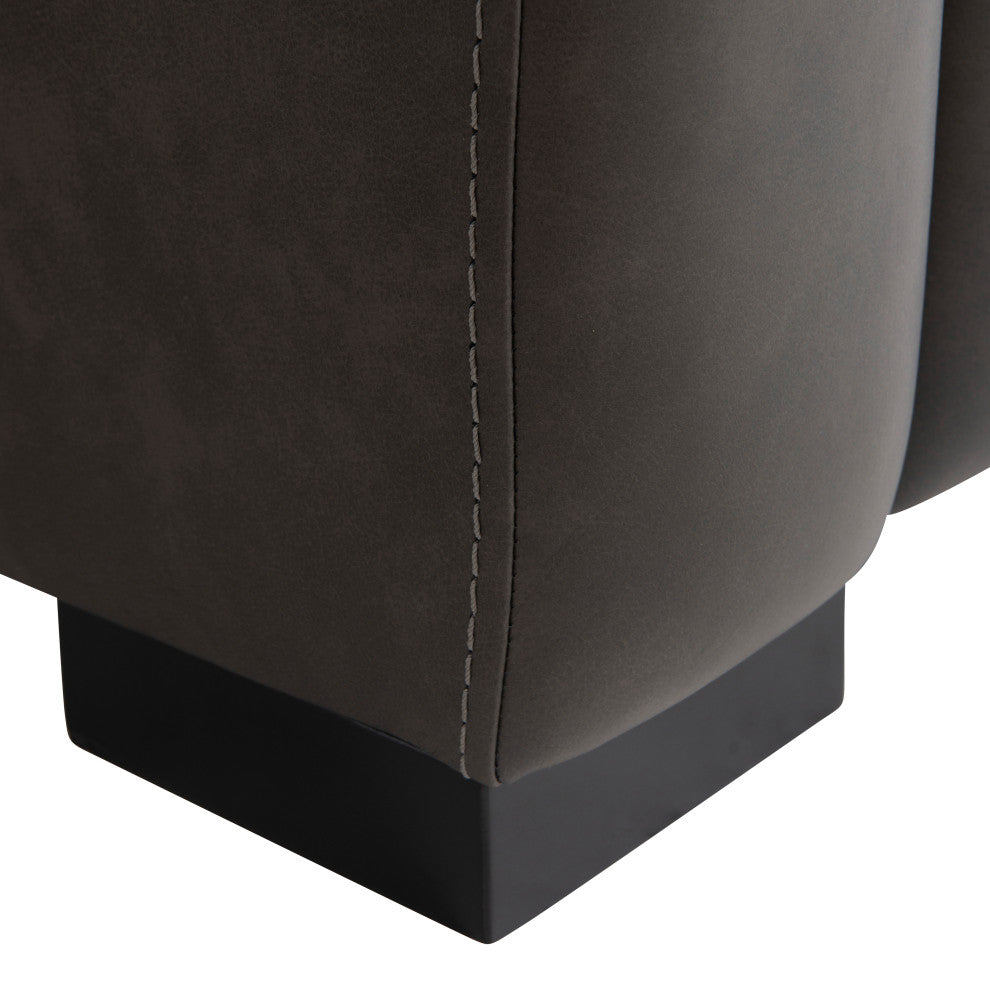 Bernhardt Germain Leather Power Motion Sofa