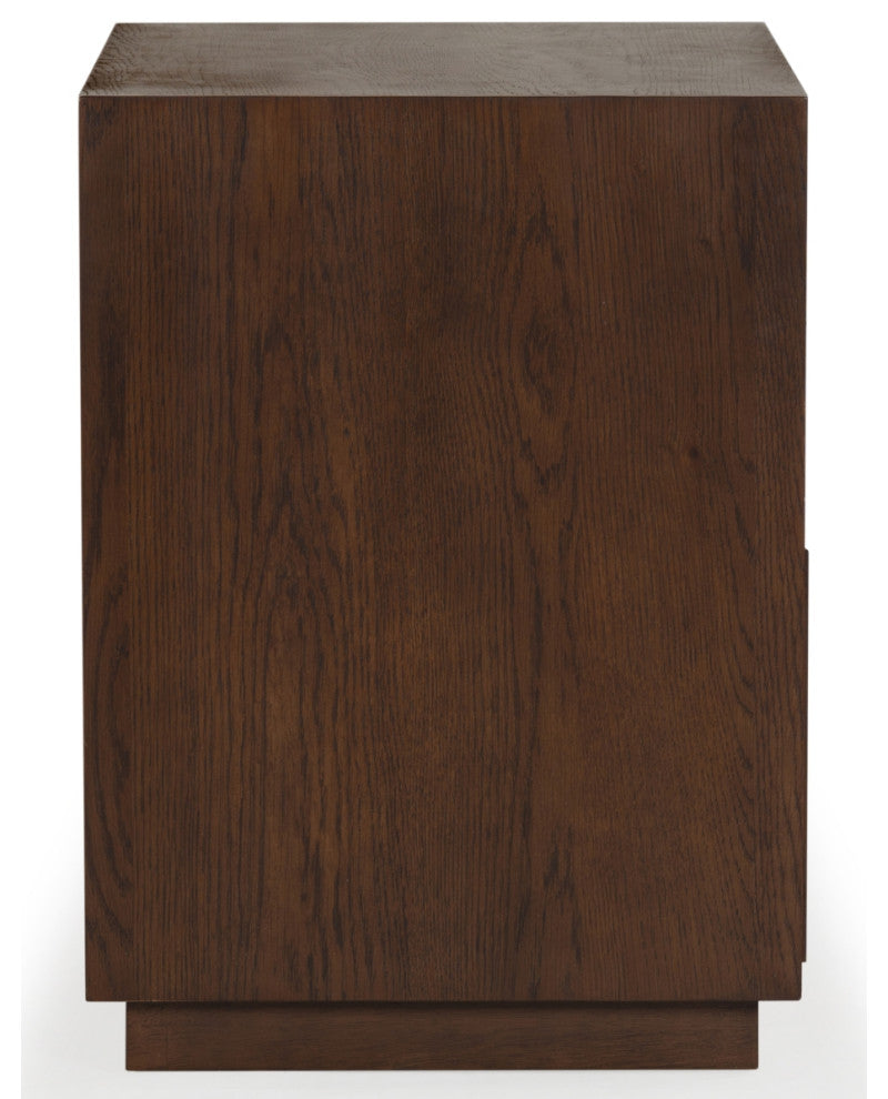 Safavieh Couture Riabelle 2 Drawer Nightstand, Walnut