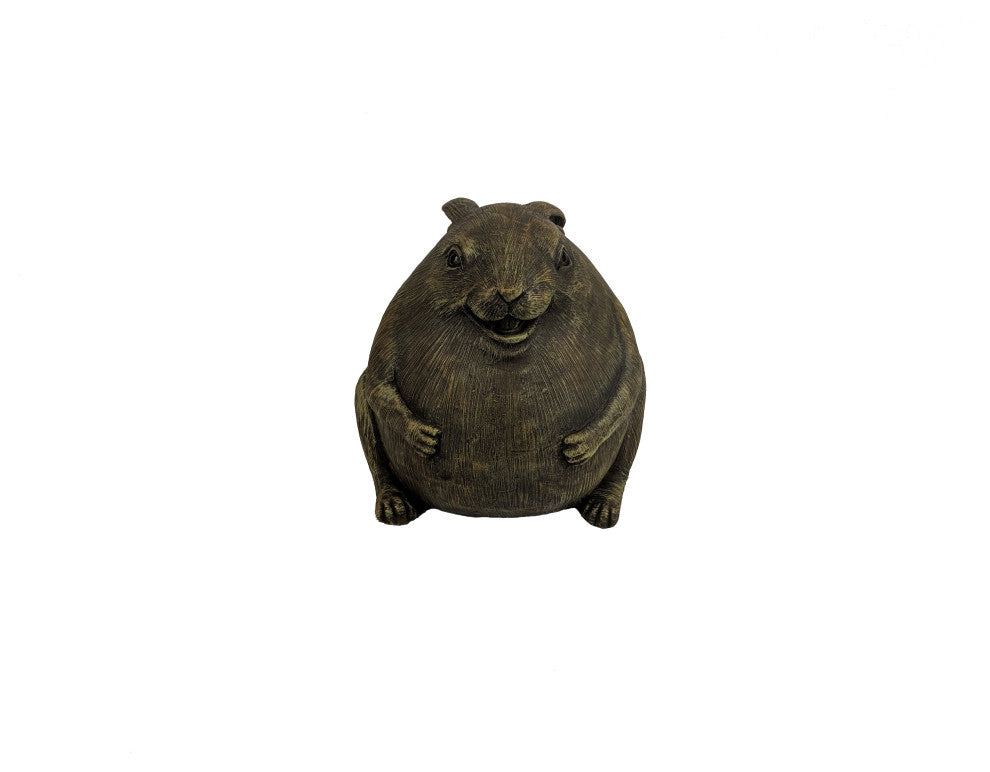 8" Polyresin Chubby Rabbit