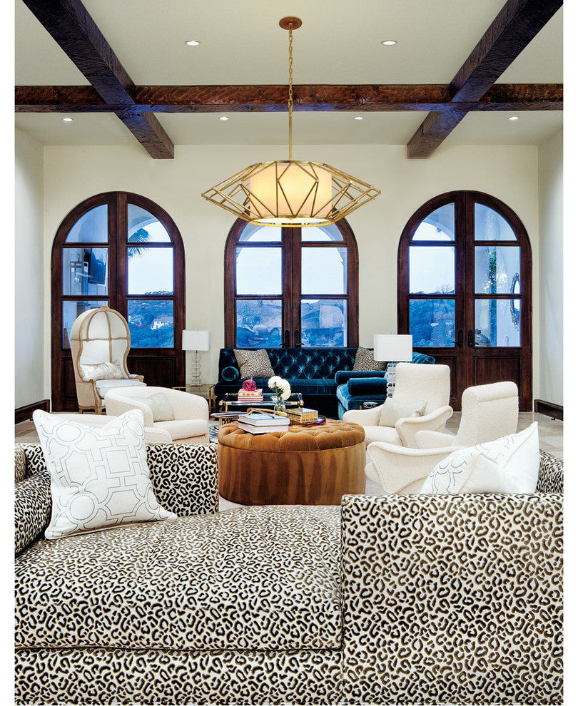 Troy F4865, Calliope 6 Light Pendant Large