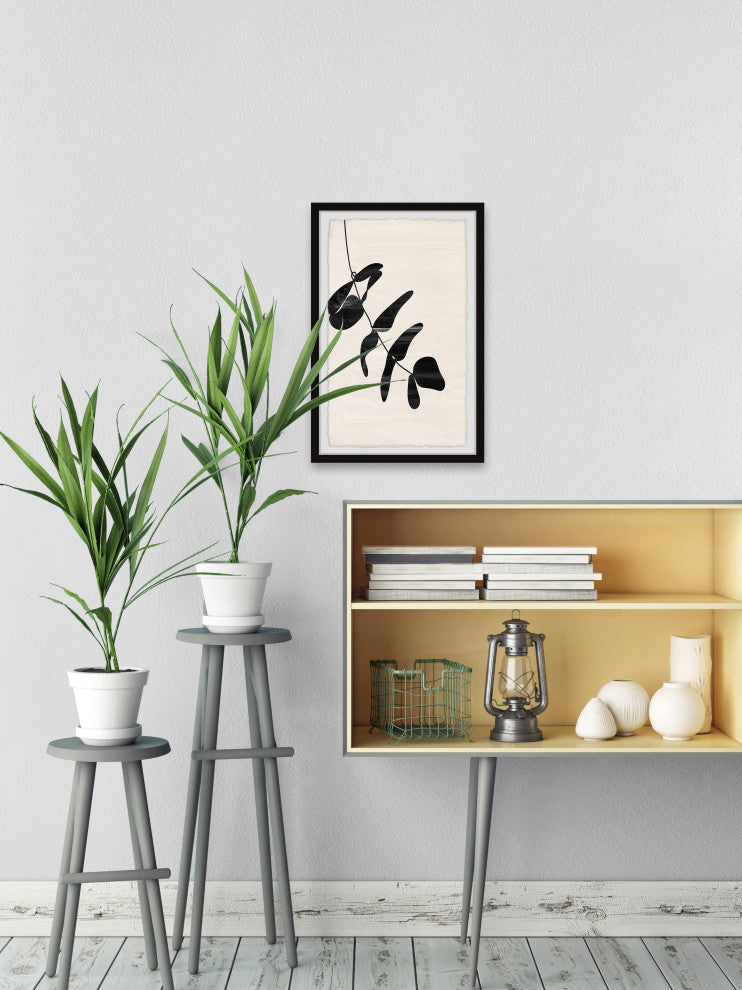 "Hanging Leaves" Framed Painting Print, 24x36