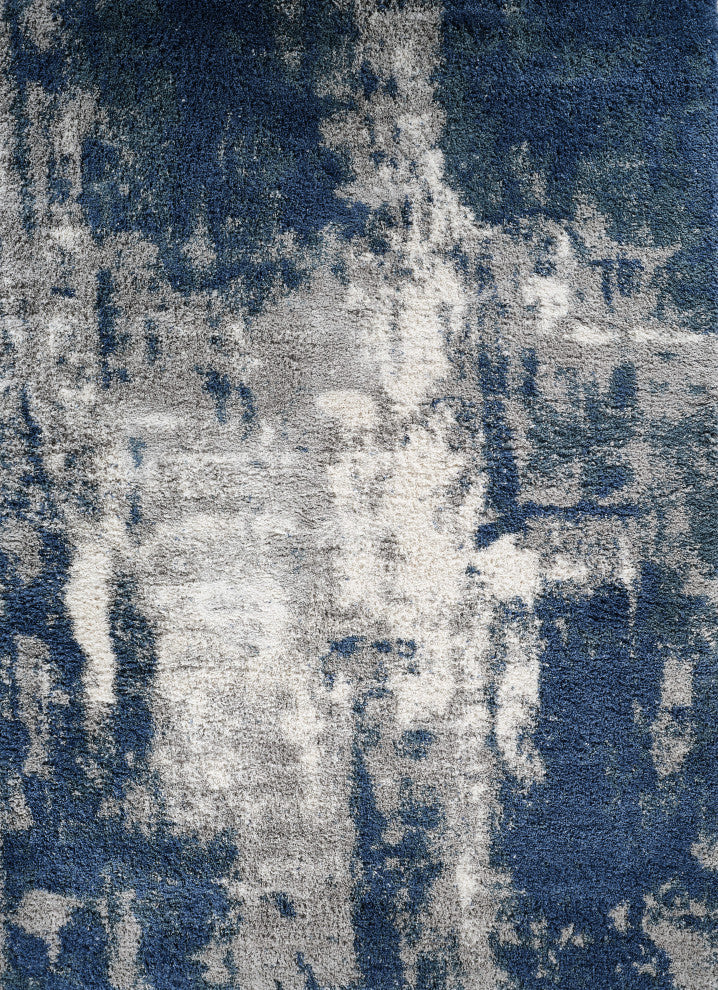 Noori Rug Shag Clark Blue/Grey Rug