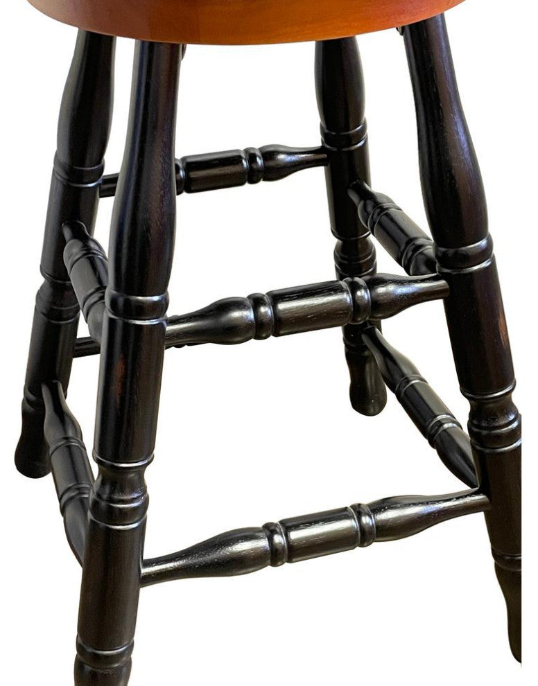 Black Cherry Selections 24 Keyhole Windsor Barstool