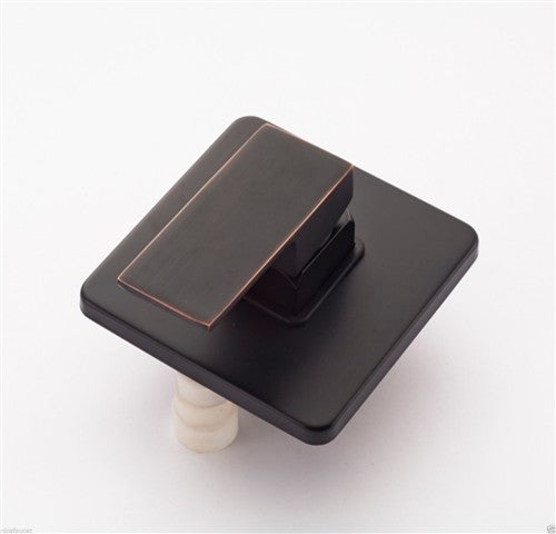 Fontana Oil Rubbed Bronze 12" Bathroom Rain Shower Set With LED Color