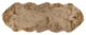 6' Tan Faux Sheepskin Flokati Washable Area Rug