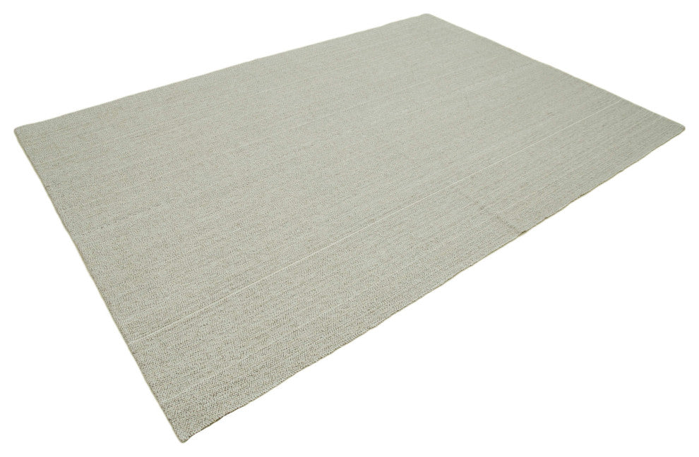 Rug N Carpet - Handmade Turkish 6' 2'' x 9' 0'' Decorative Wool Kilim Rug