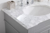 Weston Single Bathroom Vanity Set, Grey, 30