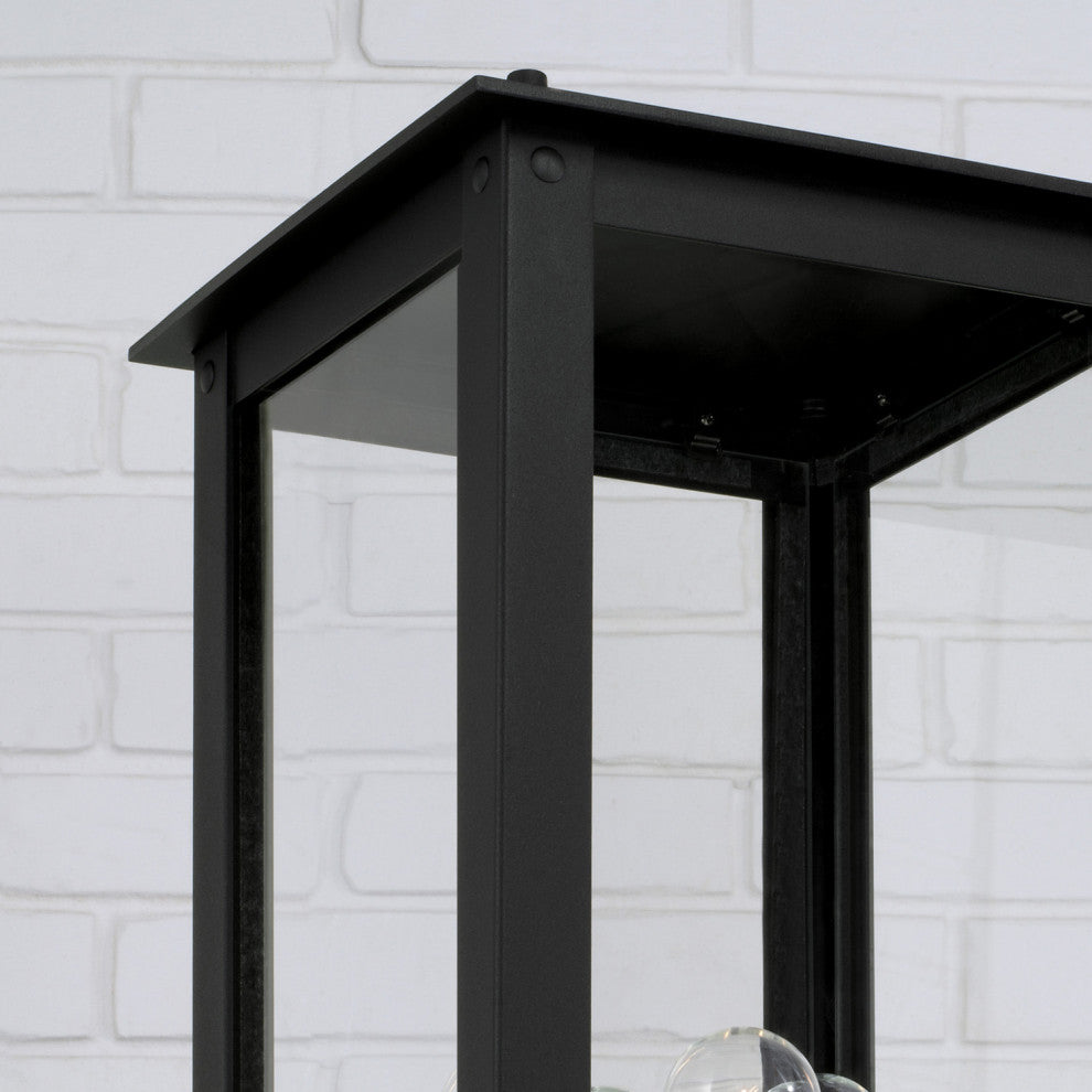 Capital Lighting 934643 Hunt 4 Light 29" Tall Post Light - Black