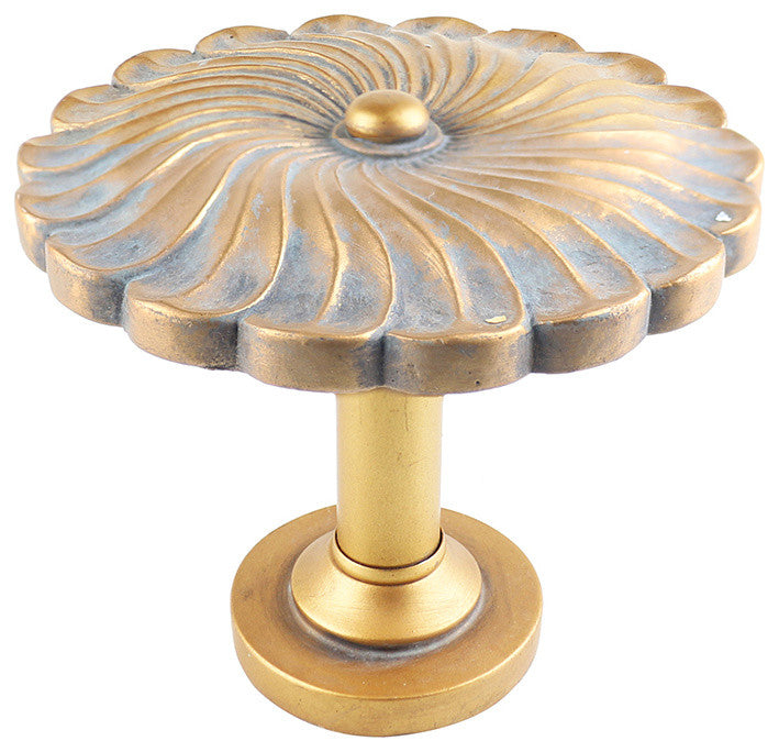 Large Sierra Drapery Medallion Holdback, Copper