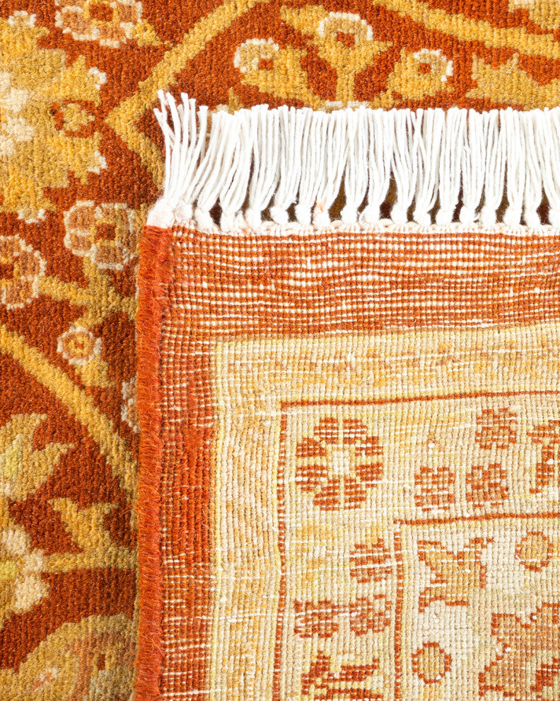 Mogul, One-of-a-Kind Hand-Knotted Area Rug Orange, 5' 3" x 8' 10"
