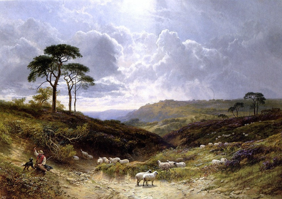 Senior George Cole Near Liss Hampshire, 18"x27" Wall Decal