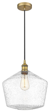 Innovations 616-1P-BB-G654-12 1-Light Mini Pendant, Brushed Brass