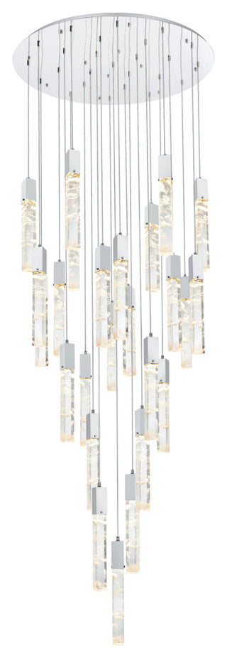 Home Living 42" Chandelier, Chrome