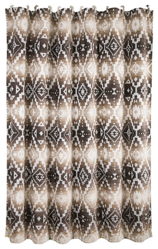 Chalet Aztec Shower Curtain, 72"x72", 1 Piece